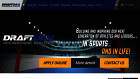 What Draftdayhockey.com website looked like in 2019 (4 years ago)