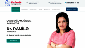 What Doctorramila.az website looked like in 2019 (4 years ago)