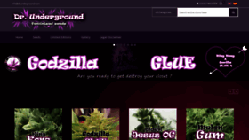 What Drunderground.com website looked like in 2019 (4 years ago)