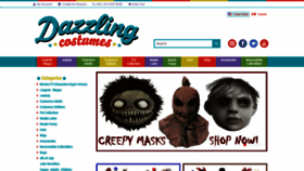 What Dazzlingcostumes.com website looked like in 2019 (4 years ago)