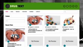 What Drugtext.nl website looked like in 2019 (4 years ago)