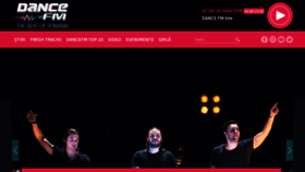 What Dancefm.ro website looked like in 2019 (4 years ago)