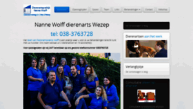 What Dierenartswolff.nl website looked like in 2019 (4 years ago)