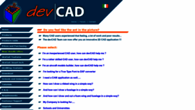 What Devcad.com website looked like in 2019 (4 years ago)