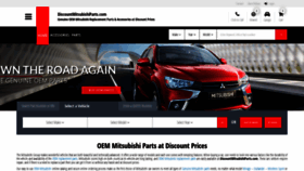What Discountmitsubishiparts.com website looked like in 2019 (4 years ago)