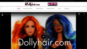 What Dollyhair.com website looked like in 2019 (4 years ago)