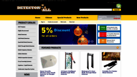What Detectorall.com website looked like in 2019 (4 years ago)