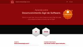 What Desenvolvimentoagil.com.br website looked like in 2019 (4 years ago)