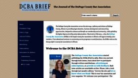 What Dcbabrief.org website looked like in 2019 (4 years ago)