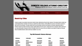 What Domesticviolenceattorneydir.com website looked like in 2019 (4 years ago)