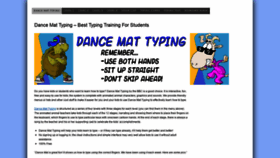 What Dancemattypingguide.com website looked like in 2019 (4 years ago)