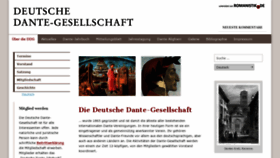 What Dante-gesellschaft.de website looked like in 2019 (4 years ago)