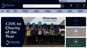What Doorways.co.uk website looked like in 2019 (4 years ago)