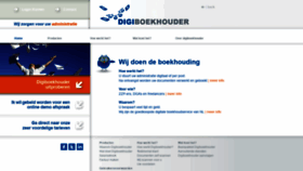 What Digiboekhouder.nl website looked like in 2019 (4 years ago)
