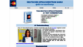What Deutschessprachzentrumsamui.de website looked like in 2019 (4 years ago)