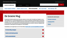 What Degroenemug.nl website looked like in 2019 (4 years ago)
