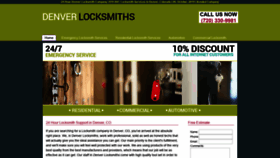 What Denvercolocksmiths.biz website looked like in 2019 (4 years ago)