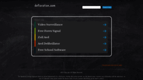 What Defioration.com website looked like in 2019 (4 years ago)