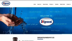 What Dipsonpolymers.com website looked like in 2019 (4 years ago)