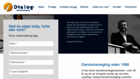 What Dialogeiendom.no website looked like in 2019 (4 years ago)