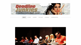 What Deadlinejunkies.com website looked like in 2019 (4 years ago)