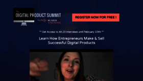 What Digitalproductsummit.com website looked like in 2019 (4 years ago)