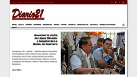 What Diario21.com website looked like in 2019 (4 years ago)