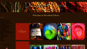 What Decadentfibers.com website looked like in 2019 (4 years ago)