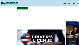 What Dmv-practicetest.com website looked like in 2019 (4 years ago)