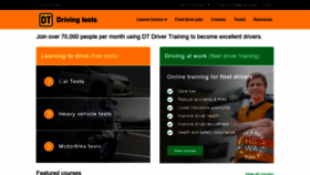 What Drivingtests.co.nz website looked like in 2019 (4 years ago)