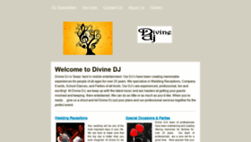 What Divinedj.com website looked like in 2019 (4 years ago)