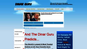 What Dinarguru.com website looked like in 2019 (4 years ago)