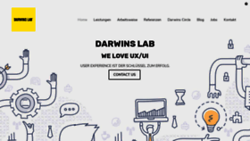 What Darwins-lab.com website looked like in 2019 (4 years ago)