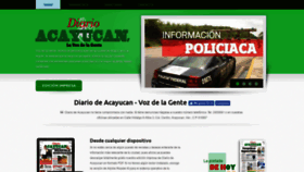 What Diarioacayucan.com website looked like in 2019 (4 years ago)