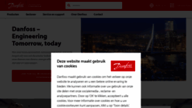 What Danfoss.nl website looked like in 2019 (4 years ago)