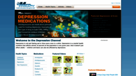 What Depression.emedtv.com website looked like in 2019 (4 years ago)