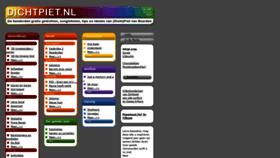 What Dichtpiet.nl website looked like in 2019 (4 years ago)