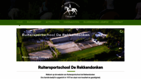 What Derekkendonken.nl website looked like in 2019 (4 years ago)