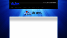 What Distinx.com website looked like in 2019 (4 years ago)