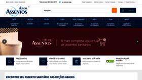 What Decorassentos.com.br website looked like in 2019 (4 years ago)
