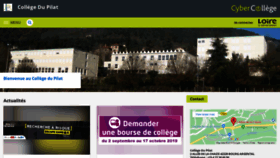 What Dupilat.cybercolleges42.fr website looked like in 2019 (4 years ago)