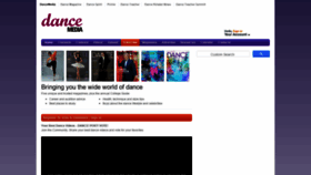 What Dancemedia.com website looked like in 2019 (4 years ago)
