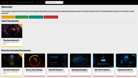 What Dota2.prizetrac.kr website looked like in 2019 (4 years ago)