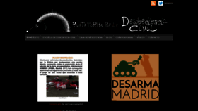 What Desobediencia.es website looked like in 2019 (4 years ago)