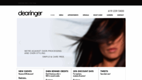 What Dearinger.com website looked like in 2019 (4 years ago)