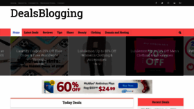 What Dealsblogging.com website looked like in 2019 (4 years ago)