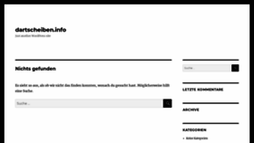 What Dartscheiben.info website looked like in 2019 (4 years ago)