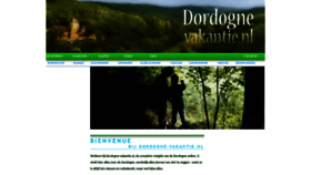 What Dordogne-vakantie.nl website looked like in 2019 (4 years ago)