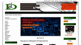 What Devetikompiuteriai.lt website looked like in 2019 (4 years ago)