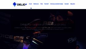 What Delid.cz website looked like in 2019 (4 years ago)